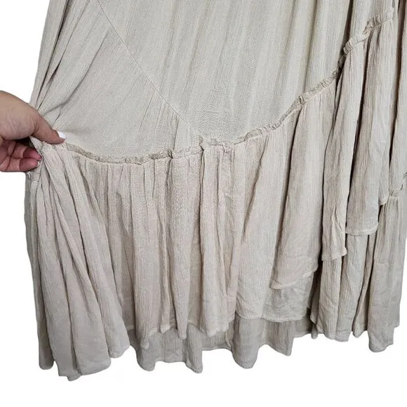 Umgee Beachy Dress Asymmetrical Size Medium