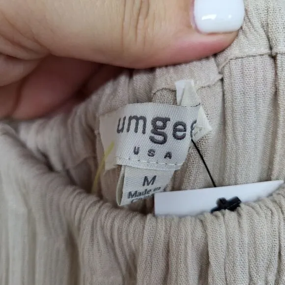 Umgee Beachy Dress Asymmetrical Size Medium