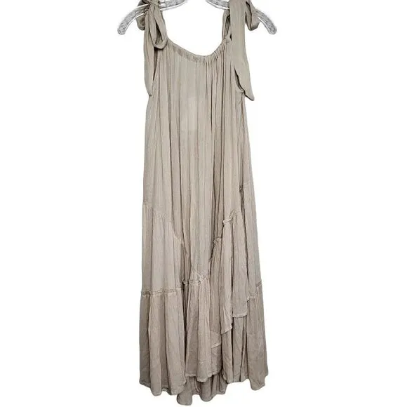 Umgee Beachy Dress Asymmetrical Size Medium