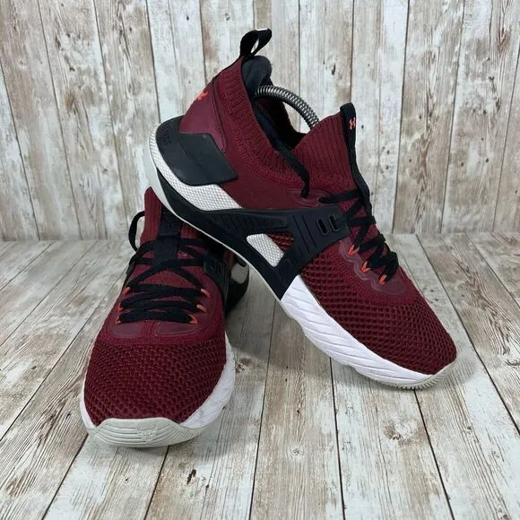 Under armour‎ project rock 4 black red Mens 9.5