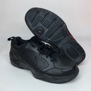 Used Nike Shoes MensAir Monarch Athletic Lace Up Sneakers 416355-001 Black Round