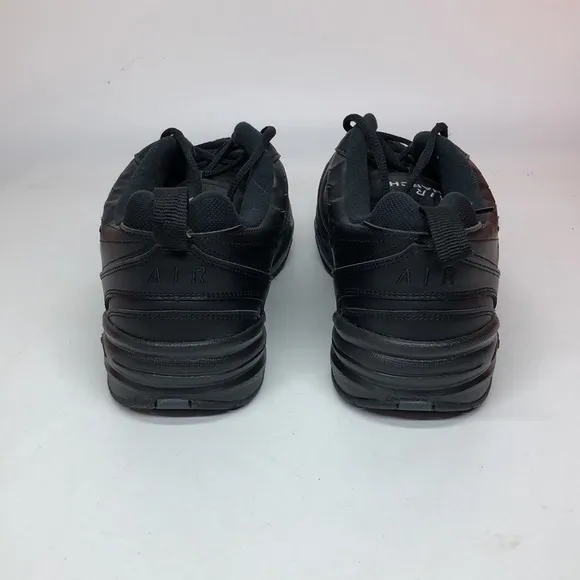 Used Nike Shoes MensAir Monarch Athletic Lace Up Sneakers 416355-001 Black Round
