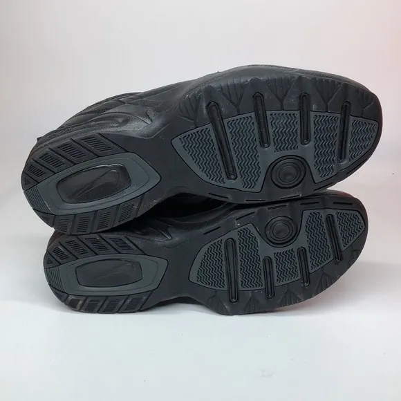 Used Nike Shoes MensAir Monarch Athletic Lace Up Sneakers 416355-001 Black Round