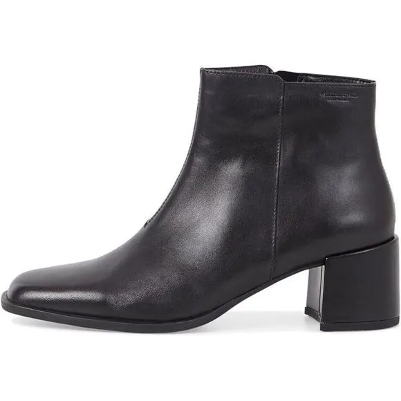 Vagabond Stina 5609-001-20 Boots Women's US 7 Black Leather Block Heel ZPO478