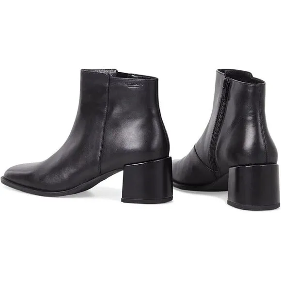 Vagabond Stina 5609-001-20 Boots Women's US 7 Black Leather Block Heel ZPO478