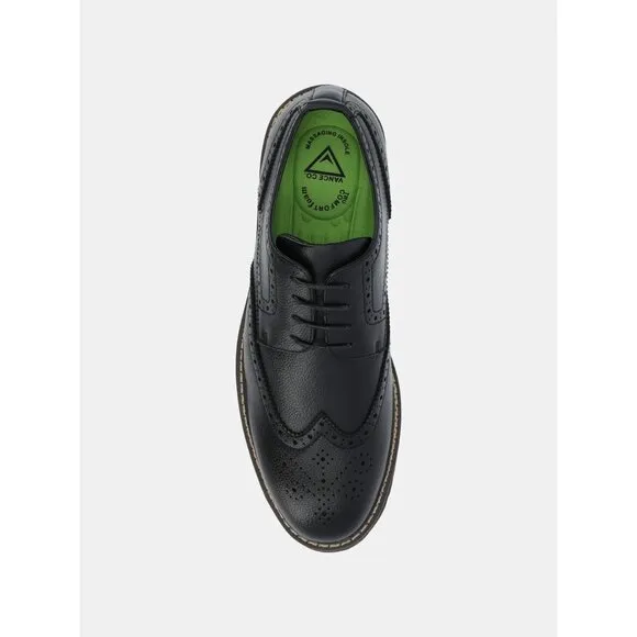 Vance Co Men’s Campbell Derby Shoes Black Size 8.5 NIB