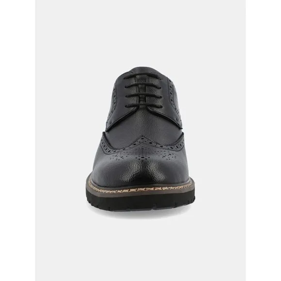 Vance Co Men’s Campbell Derby Shoes Black Size 8.5 NIB
