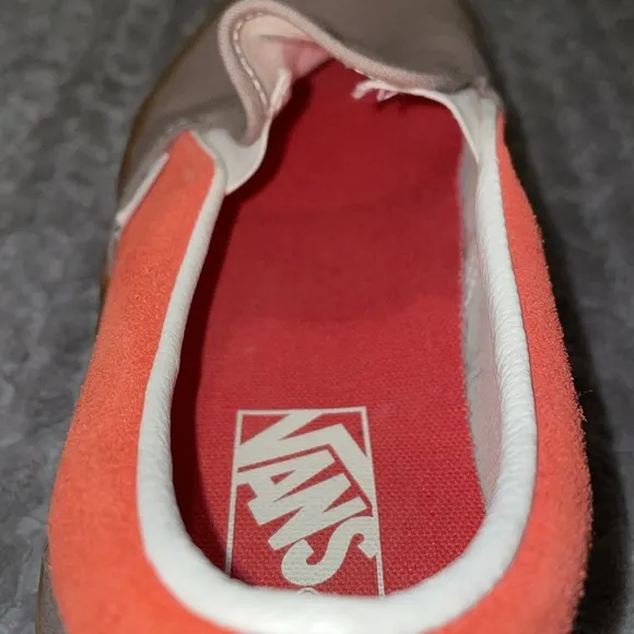 Vans Classic Two-Tone Slip-On Shoes - Fungi/Paprika. Men’s 8/Women’s 9.5.
