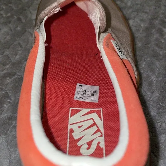 Vans Classic Two-Tone Slip-On Shoes - Fungi/Paprika. Men’s 8/Women’s 9.5.