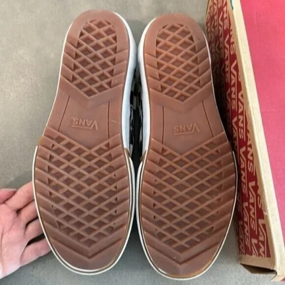 💗💗VANS Era Stacked Checkerboard Slip On Canvas Shoes