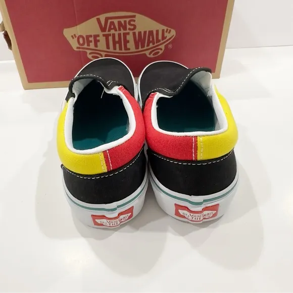 Vans Kids Color Block Classic Slip On Shoes
