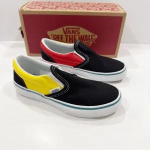 Vans Kids Color Block Classic Slip On Shoes