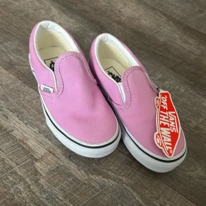 Vans Kids Pink Slip-On Shoes