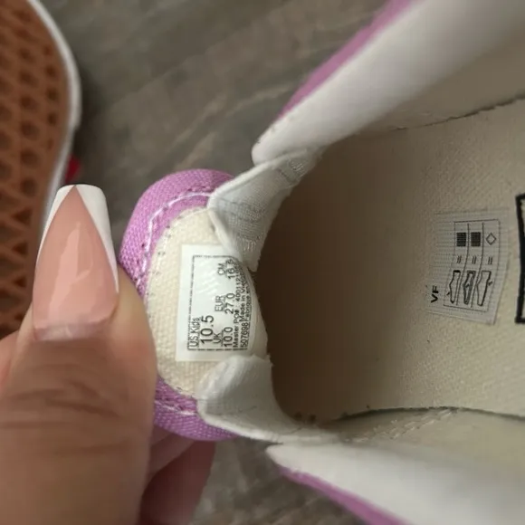 Vans Kids Pink Slip-On Shoes