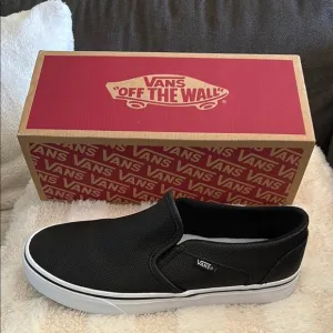 Vans Men's Black Slip-On Shoes