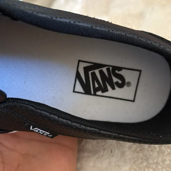 Vans Men's Black Slip-On Shoes