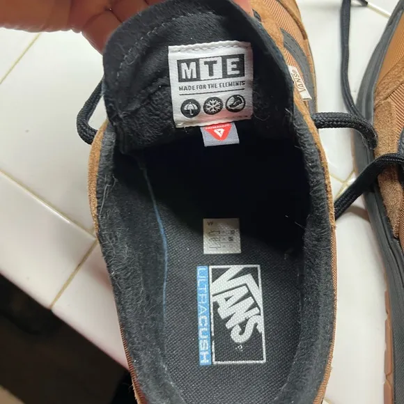 Vans Men's Brown and Black Shoes