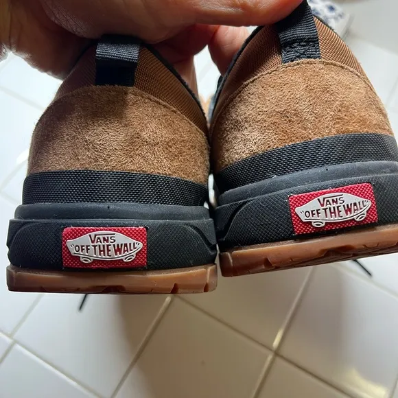 Vans Men's Brown and Black Shoes