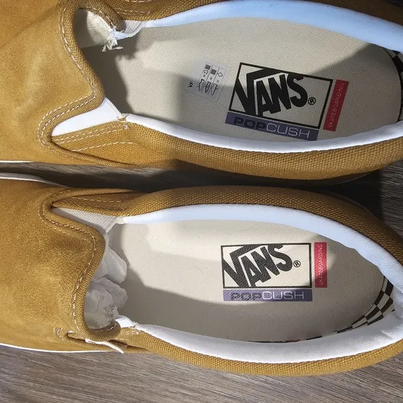 Vans Men's Tan Slip-On Shoes