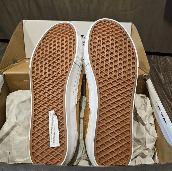 Vans Men's Tan Slip-On Shoes