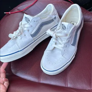 Vans Men's White and Gray Sneakers
