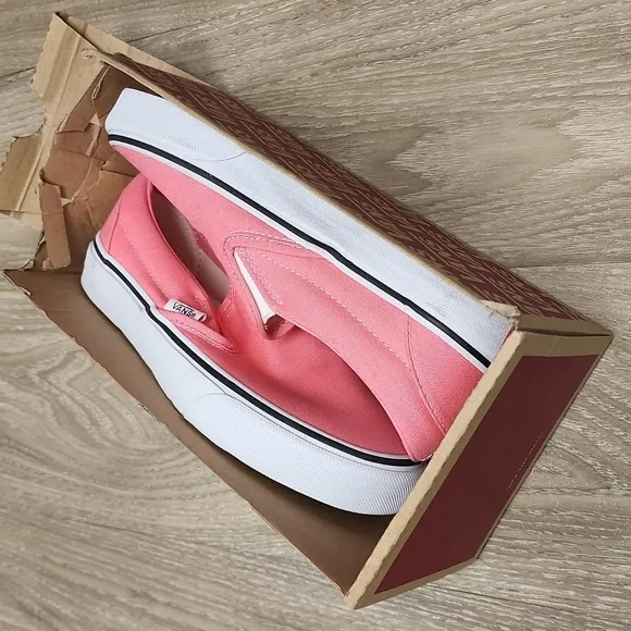 Vans slip on classic pink lemonade