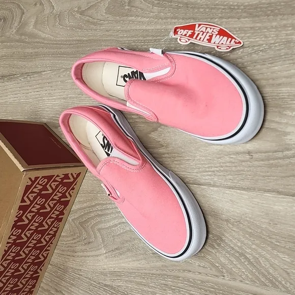 Vans slip on classic pink lemonade