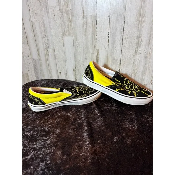 Vans Slip on Spongebob Cartoon Mens Size 10 Shoes