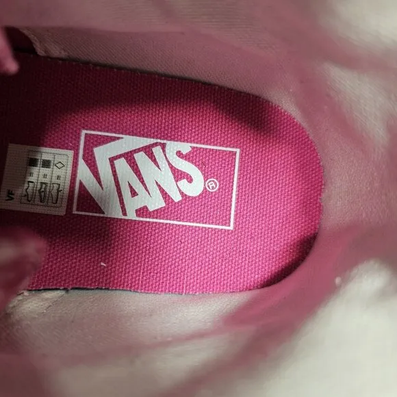 Vans Tie-Dye Hearts Sk8-Hi Tapered Fuchsia Valentine's Shoes - Men's Size 8 NEW!