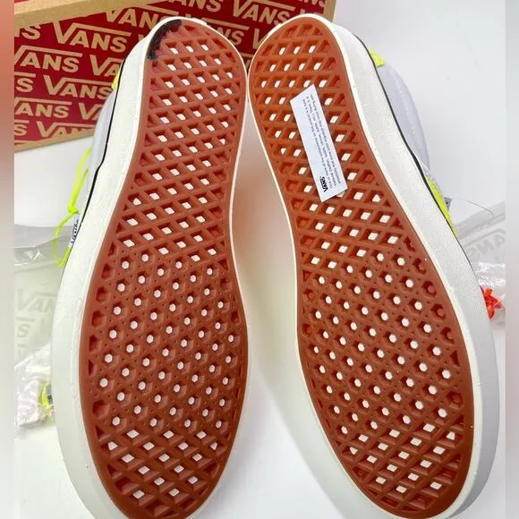Vans X Penn New Tennis Shoes Slip On Neon Yellow Sneakers
