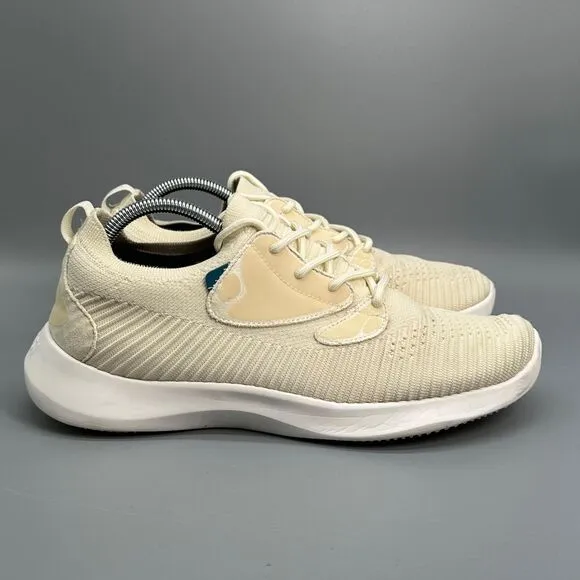Vessi Everyday 2.0 Women's Size 11 Beige Lace Up Athletic Running Sneakers Shoes