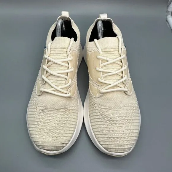 Vessi Everyday 2.0 Women's Size 11 Beige Lace Up Athletic Running Sneakers Shoes