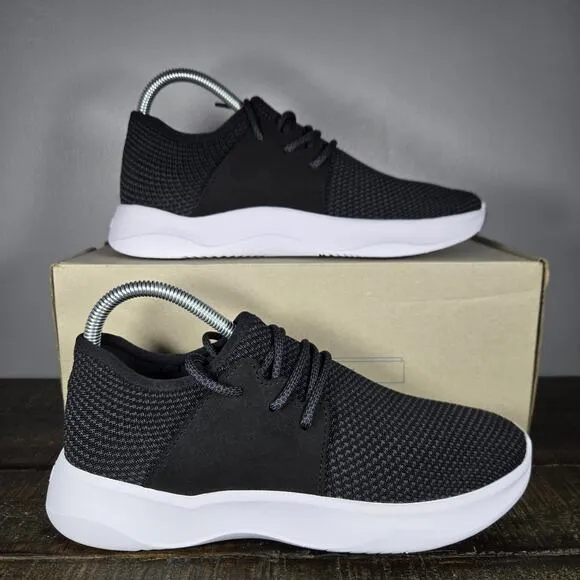 Vessi Everyday Sneaker Womens Size 8 Waterproof Shoes Sneakers Black White