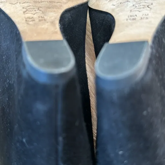 Via Spiga - black suede wedges
