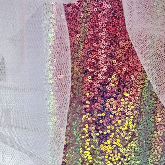 VigoCouture Lavender Shimmering Sparkly Tulle Off the Shoulder Formal Prom Dress