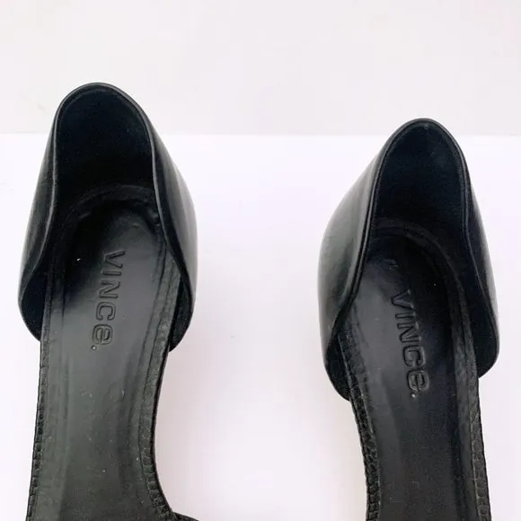 Vince Aurelian D'Orsay Embossed Leather Boots