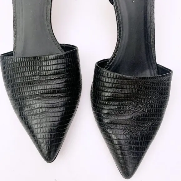 Vince Aurelian D'Orsay Embossed Leather Boots