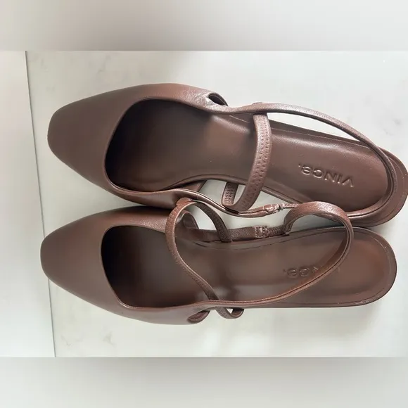 VINCE Bernice Slingback Flats