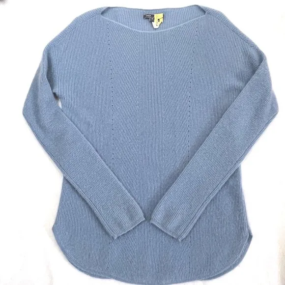 Vince Boat neckline 100% cashmere knit sweater