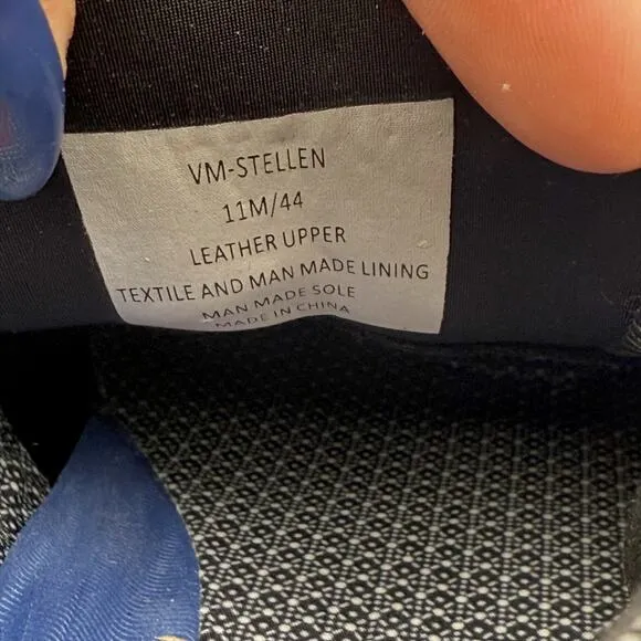 Vince Camuto Mens Stellen Derby Shoes US 11M Black Leather Cap Toe Comfort NIB