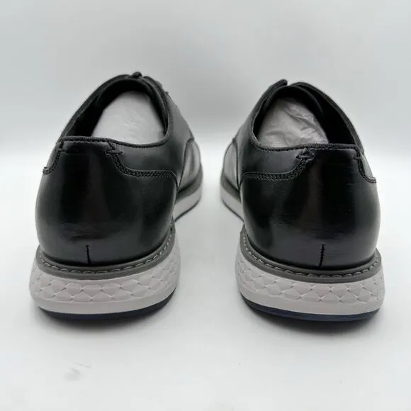 Vince Camuto Mens Stellen Derby Shoes US 11M Black Leather Cap Toe Comfort NIB