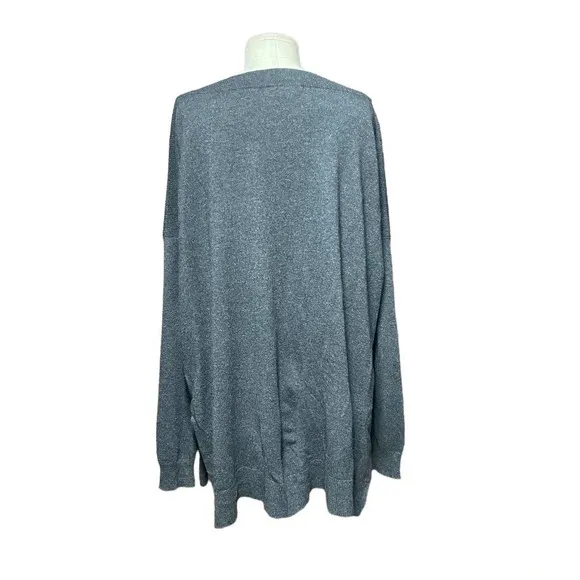 Vince Charcoal Gray Boat Neck Side Slit Sweater Size Medium