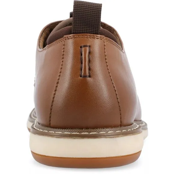 Vince Co Men’s Thad Foam Lace Up Round Toe Hybrid Dress Shoe Brown Size 10.5 NIB