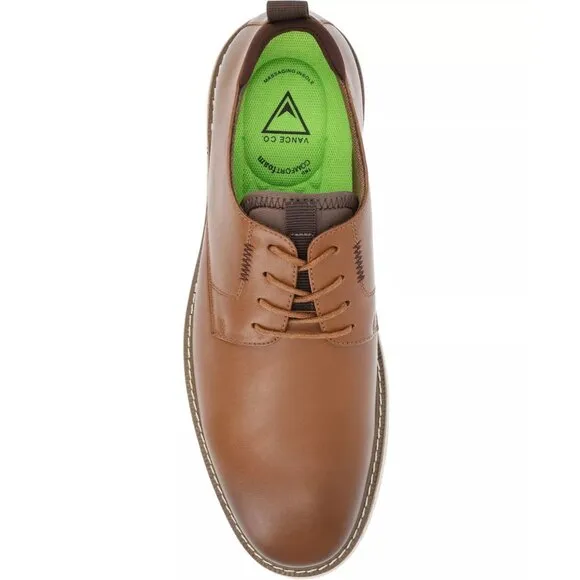Vince Co Men’s Thad Foam Lace Up Round Toe Hybrid Dress Shoe Brown Size 10.5 NIB