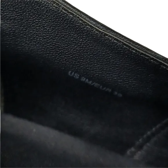 VINCE. Corbin Leather Slip On Black Sneaker Shoes 9