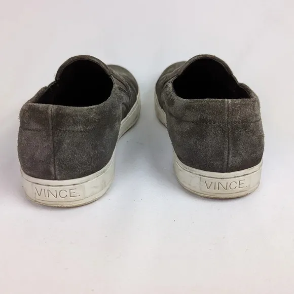 VINCE Fletcher Suede Leather Slip On Sneaker Shoes Flats Comfortable Men's 7.5M