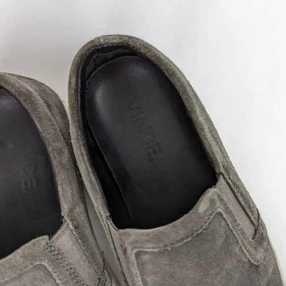 VINCE Fletcher Suede Leather Slip On Sneaker Shoes Flats Comfortable Men's 7.5M