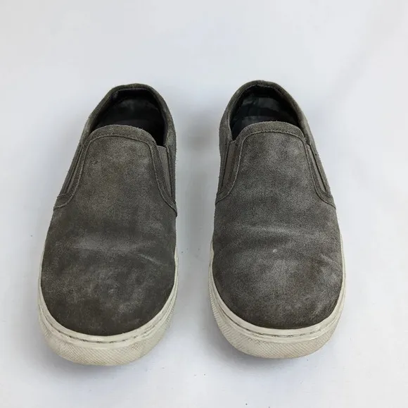 VINCE Fletcher Suede Leather Slip On Sneaker Shoes Flats Comfortable Men's 7.5M