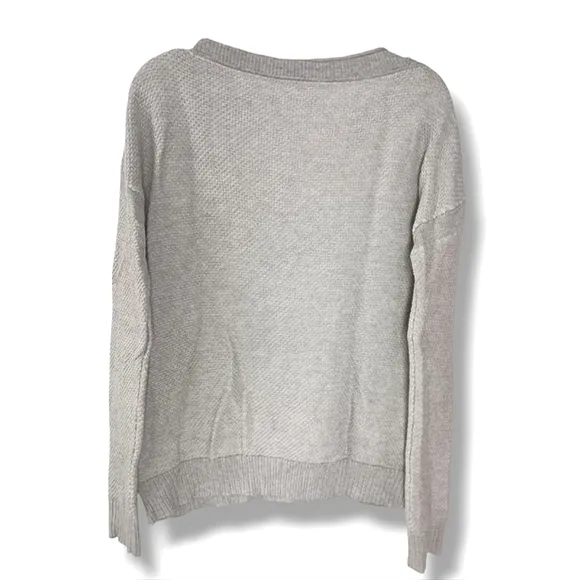 Vince Gray Boat Neck Cotton Sweater In Light Grey $225