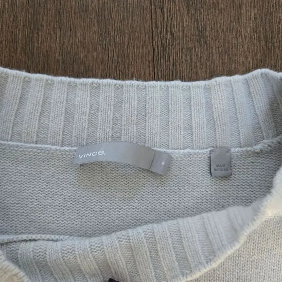 Vince Light blue Wool Cashmere sweater size M
